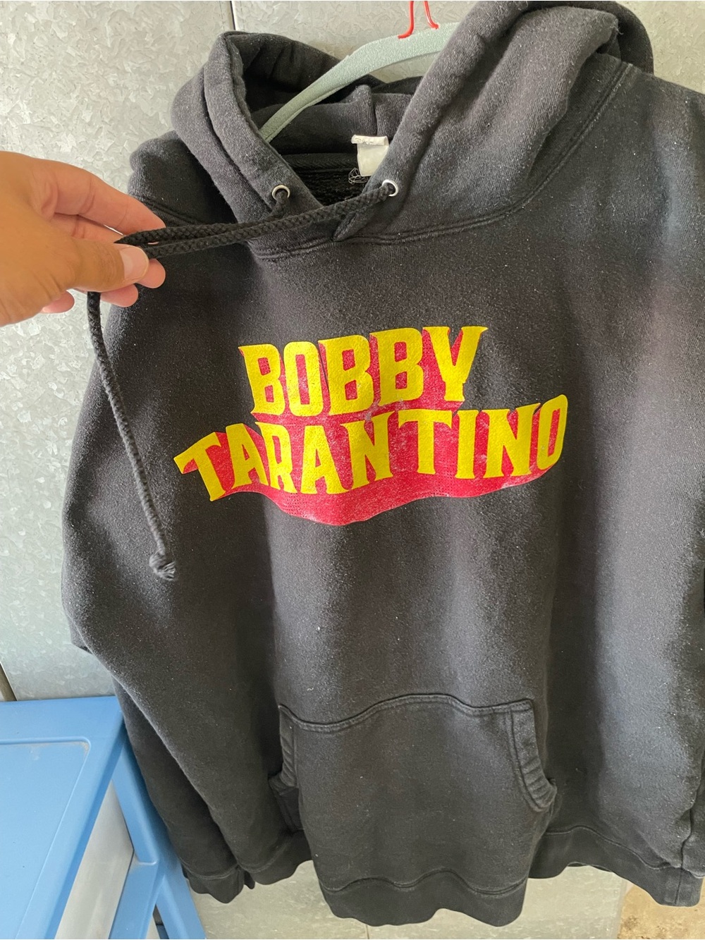 Official Logic Bobby Tarantino Hoodie Black Graphic Rap Merch Pullover